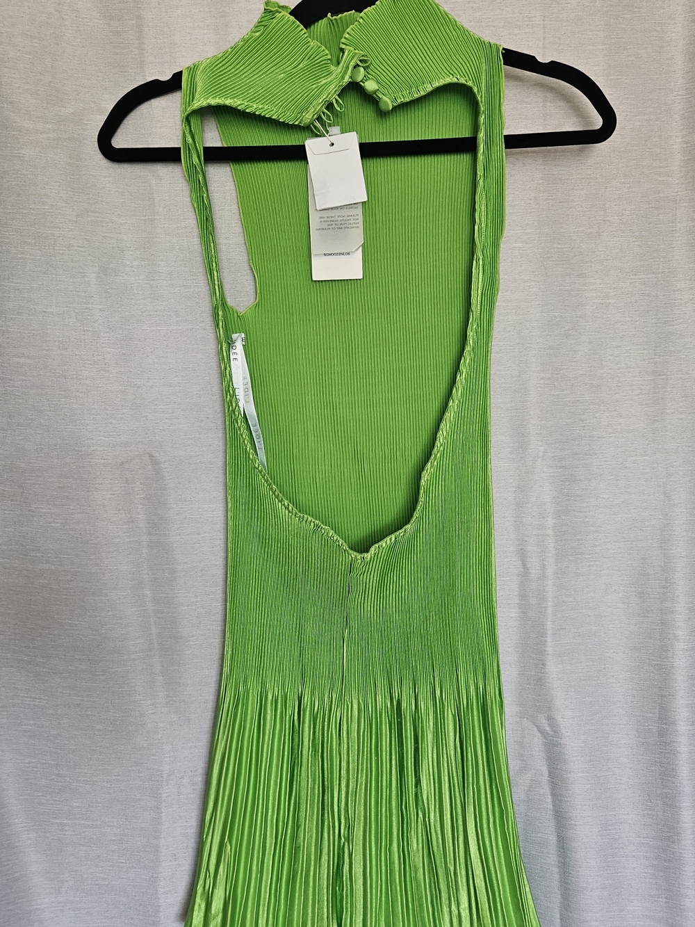 NWT Lidee (L'idee) Soiree Gisele Mini Dress in Neon Lime Size 6 - Picture 4 of 5
